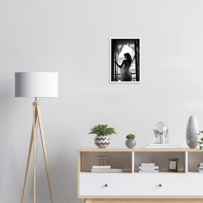 Open Window, Poster mit Holzrahmen - Stiers Beste