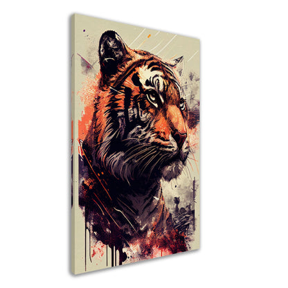 Geheimnisse des Tigerblicks, Leinwanddruck - Stiersbeste